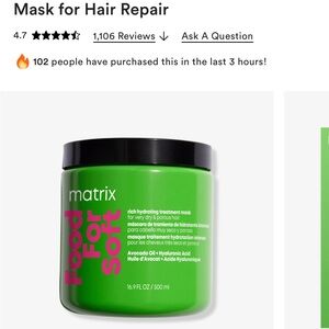 Matrix Green Hair Repair Mask